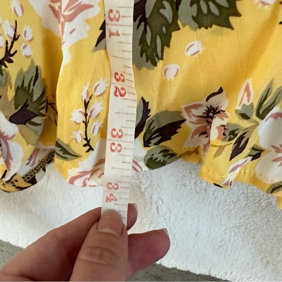 NEW Faithfull The Brand Jeanette Dress Yellow Floral XS - Picture 5 of 12